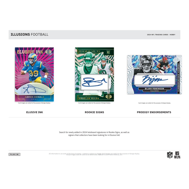 2024 Panini Illusions Football Hobby 16 Box Case