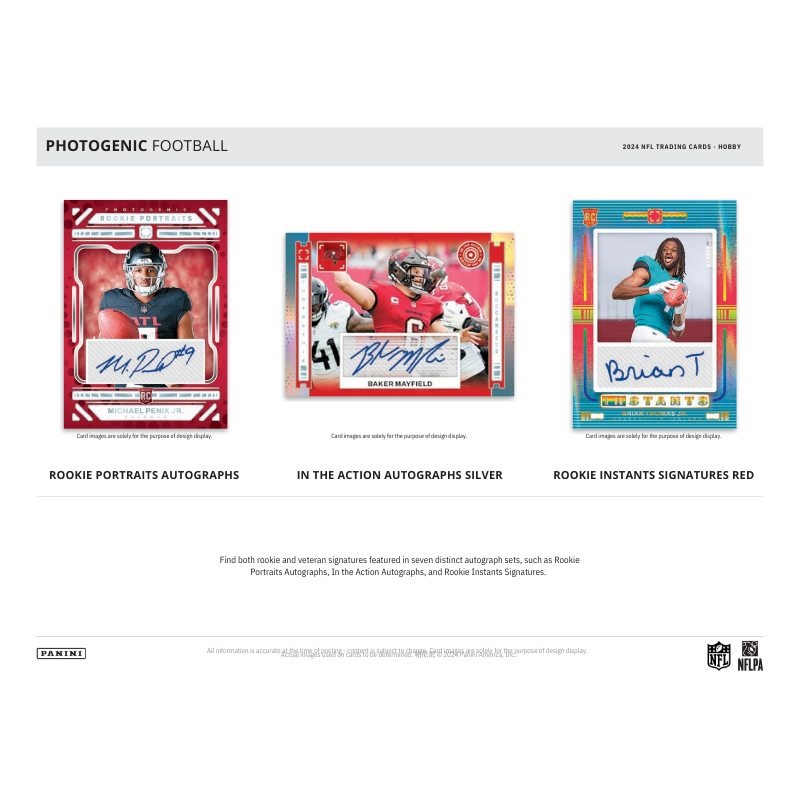 2024 Panini Photogenic Football Hobby 14 Box Case